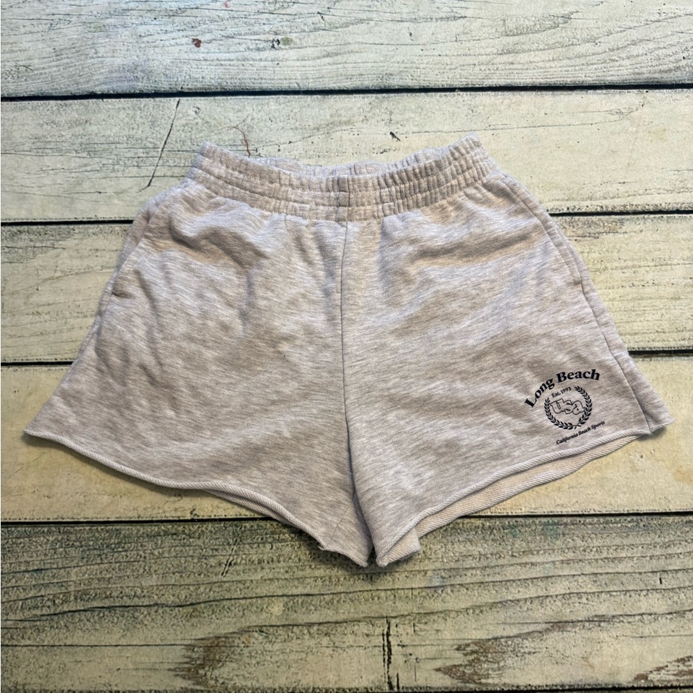 H&M divided heather gray Long Beach sweat shorts. XS